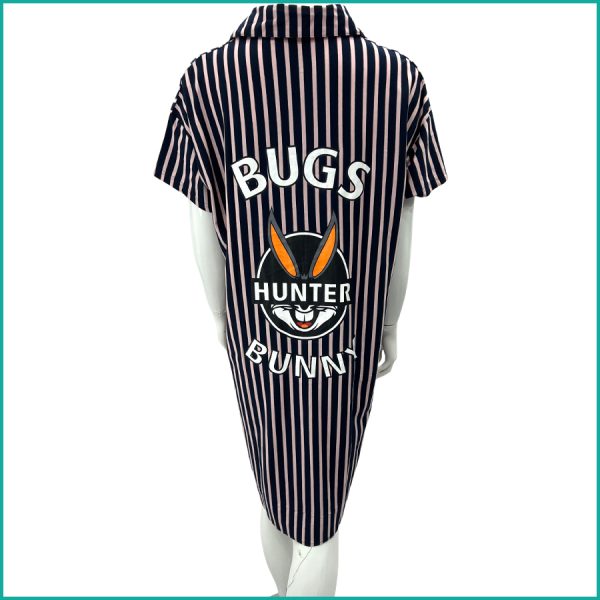 Hunter Bugs Bunny Ladies Dress - Pink Black - Image 3