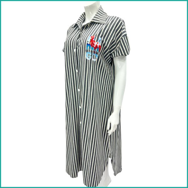 Flamingo Ladies Dress - Grey - Image 2