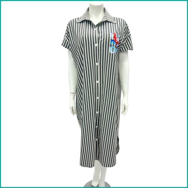 Flamingo Ladies Dress - Grey