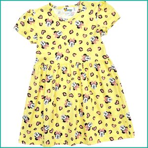 Minnie Love Girls Dress - Yellow