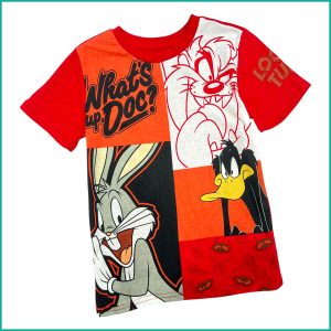Looney Tunes Kids T-Shirt - Red