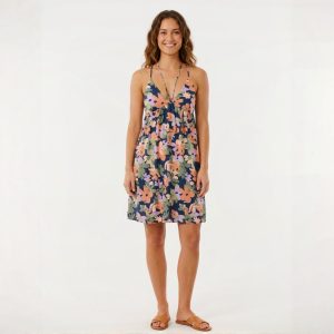 All Floral Ladies Cotton Halfer - Multicolor