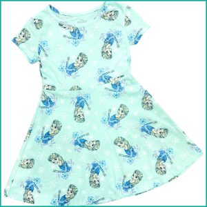 Frozen Princess Girls Dress - Blue