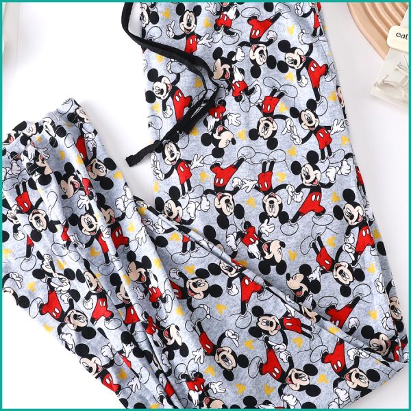 Happy Mickey Men's Cotton Pant - Grey - Image 2