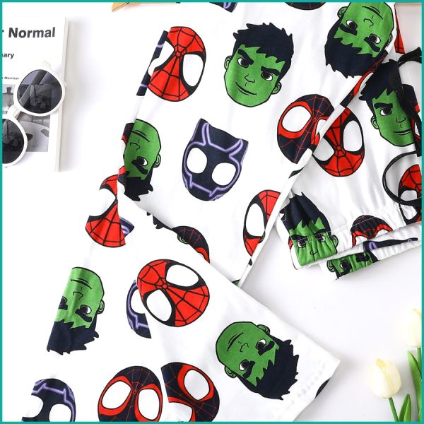 Marvel Face Men's Cotton Pant - White - Image 2