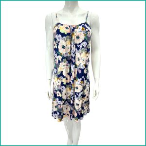 All Floral Ladies Halfer Linen Cotton - Blue