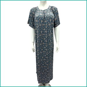 Tiny Flowers Ladies Dress - Green