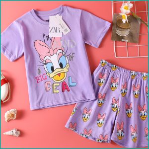 Daisy Deal Girls Shorts Set ZARA - Purple