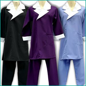 Uniforms Kreb Full Sleeves Punjabi يونيفورم كريب - Black Purple Blue