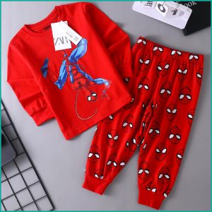 Spiderman Boys Pajama Set ZARA - Hot Red