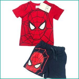 Spiderman Boys Shorts Set ZARA - Red Black