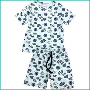 Justice League Boys Shorts Set - Blue