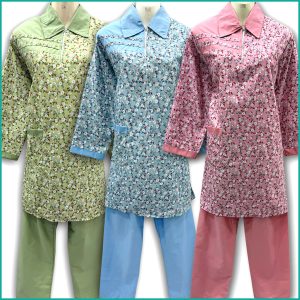 Uniform for Maids TETRON Material (TC Material) - Blue Pink Green