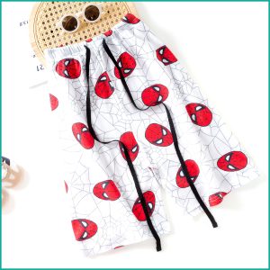 Spiderman Mask Men's Cotton Shorts - White