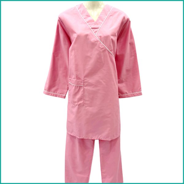 Uniform Maids - Panjabi TETRON Material (TC Material) - Purple Pink Blue Grey - Image 2