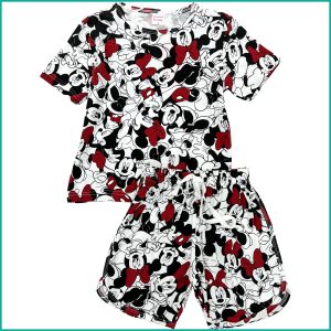 All Mickey Girls Shorts Set - Multicolor