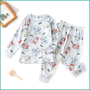 Paw Patrol Boys Full Sleeves Pajama Set - Grey