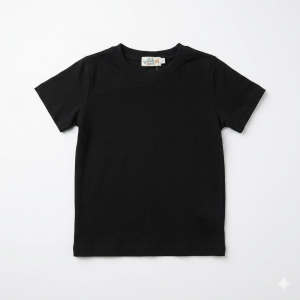 Plain T-Shirt KT-01 - Black