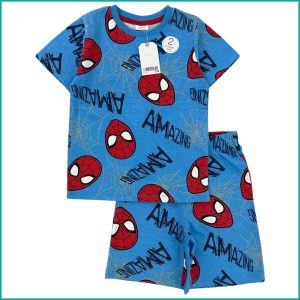 Mask Amazing Boys Shorts Set - Blue