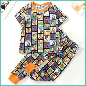 The Mystery Machine Boys Half Sleeves Pajama Set - Multicolor