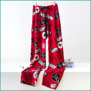 Marvel Mask Men's Cotton Pant - Red