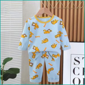 Garfield Boys Full Sleeves Pajama Set - Blue