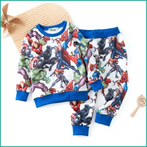 All Superhero Boys Winter Training Suit - White