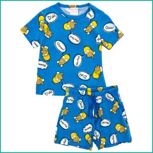 Simpson Boys Shorts Set - Blue