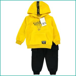 Pokémon Boys Winter Training Suit - Yellow Black