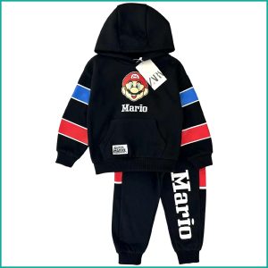 Mario Boys Winter Training Suit - Black