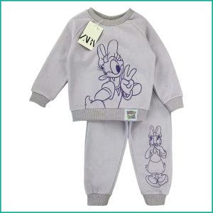 Daisy Duck Girls Winter Training Suit - Grey