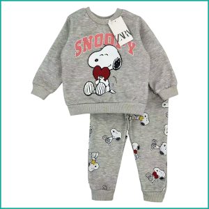 Snoopy Girls Winter Training Suit ZARA - Grey