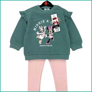 Minnie Daisy Infant Girls Winter Training Suit - Green
