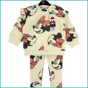 Happy Minnie Infant Girls Winter Training Suit - Cream