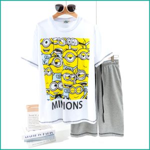 Minions Men's Shorts Set - White