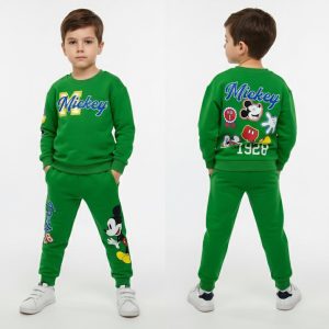 Mickey 1928 Boys Winter Training Suit - Green