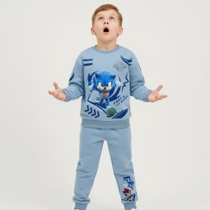 Sonic 3 Boys Winter Training Suit - Sky Blue