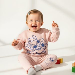 Stitch & Angel Infant Girls Winter Training Suit - Pink