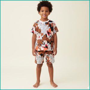 Tasmanian Devil Boys Shorts Set PRIMARK - Brown