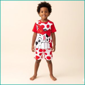 Paw Patrol Boys Shorts Set PRIMARK - Red White