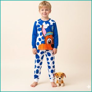 Paw Patrol Boys Full Sleeves Pajama Set PRIMARK - Blue White