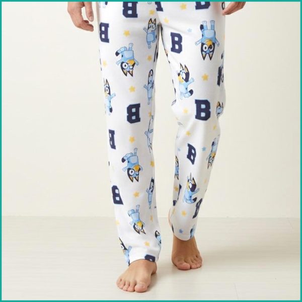 Bluey Men's Cotton Pant - White - Image 2