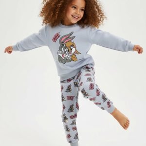 Looney Tunes Girls Winter Training Suit - Sky Blue