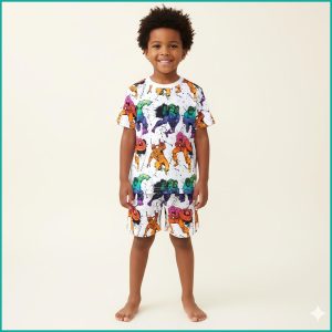 Superhero Boys Shorts Set PRIMARK - White