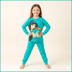 Magical Girls Full Sleeves Pajama Set PRIMARK - Blue