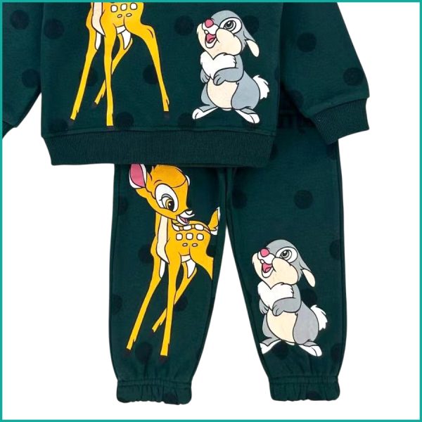 Bambi Girls Winter Training Suit - Green - Image 3
