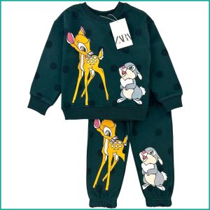 Bambi Girls Winter Training Suit - Green