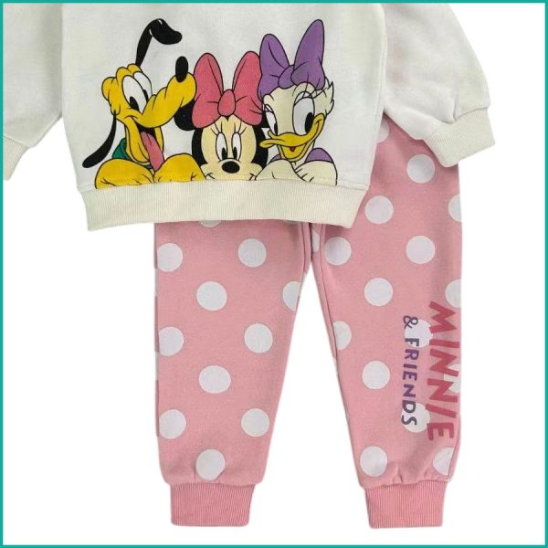 Minnie Friends Girls Winter Training Suit - White - Image 3