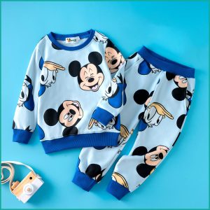 Mickey Boys Winter Training Suit - Sky Blue