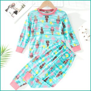 LOL Beach Girls Full Sleeves Pajama Set - Blue